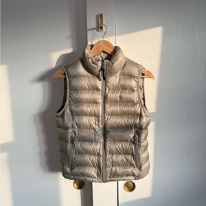 Polo by Ralph Lauren Khaki Quilted Down Puffer Vest